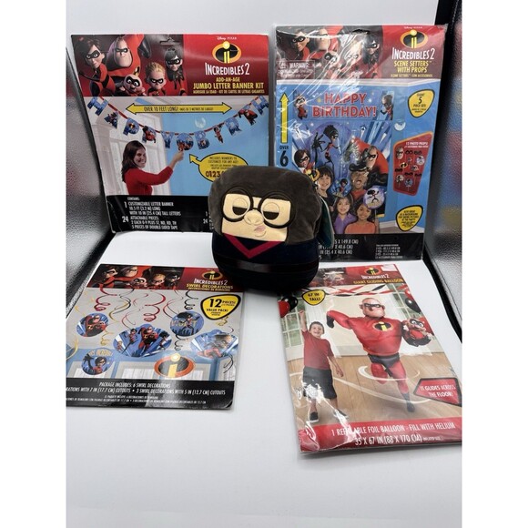 Disney Other - Incredibles 2 Party Supplies Lot